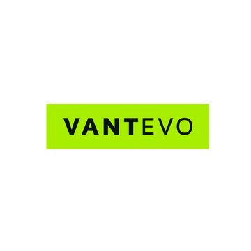 Vantevo.com logo, a brandable .com business name for sale