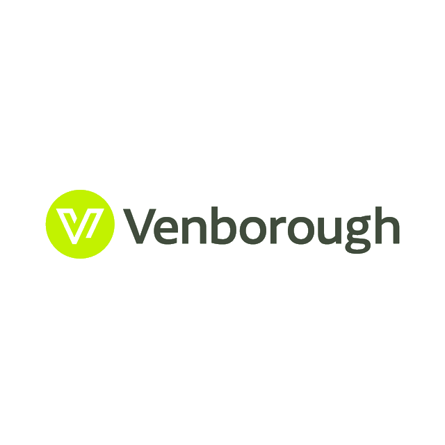 Venborough.com logo, a brandable .com business name for sale