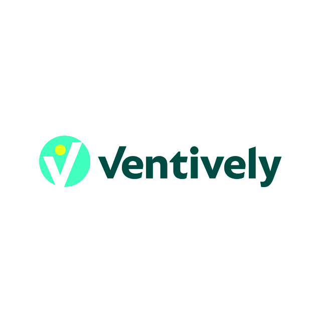 Ventively.com logo, a brandable .com business name for sale