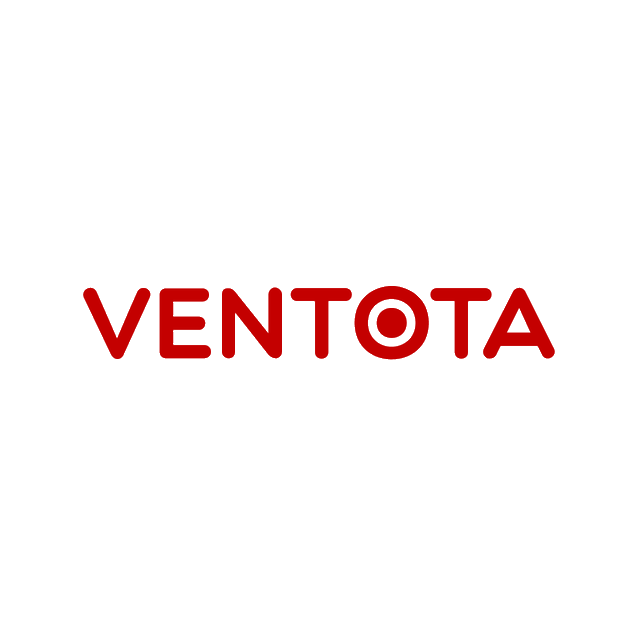 Ventota.com logo, a brandable .com business name for sale