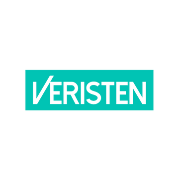 Veristen.com logo, a brandable .com business name for sale