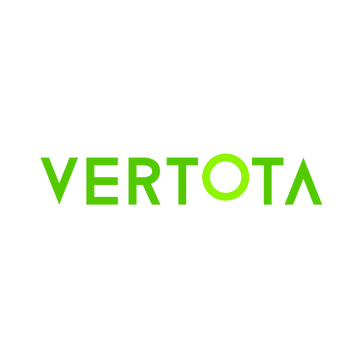 Vertota.com logo, a brandable .com business name for sale