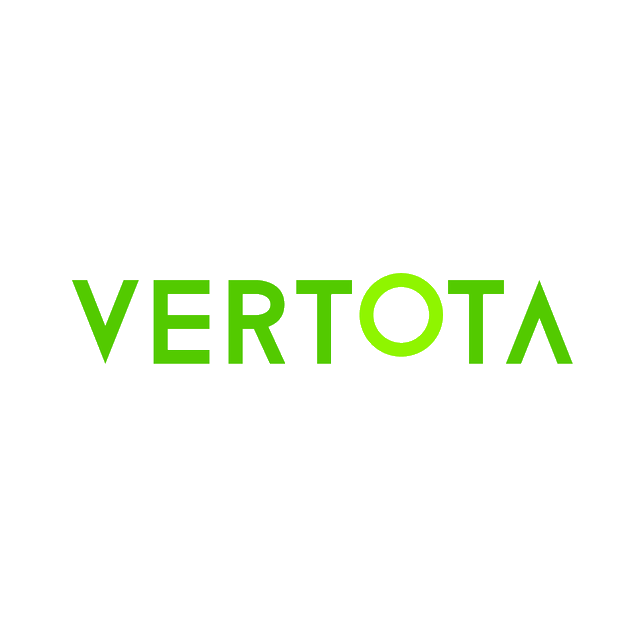 Vertota.com logo, a brandable .com business name for sale