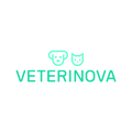 Veterinova.com logo, a brandable .com business name for sale