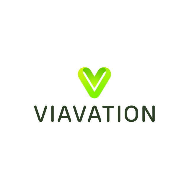 Viavation.com logo, a brandable .com business name for sale