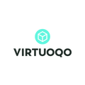 Virtuoqo.com logo, a brandable .com business name for sale