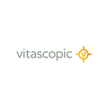 Vitascopic.com logo, a brandable .com business name for sale