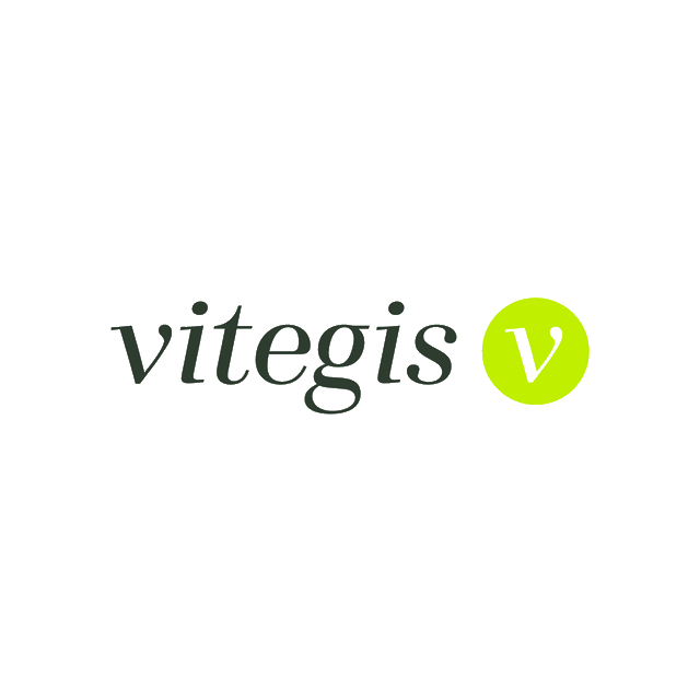Vitegis.com logo, a brandable .com business name for sale