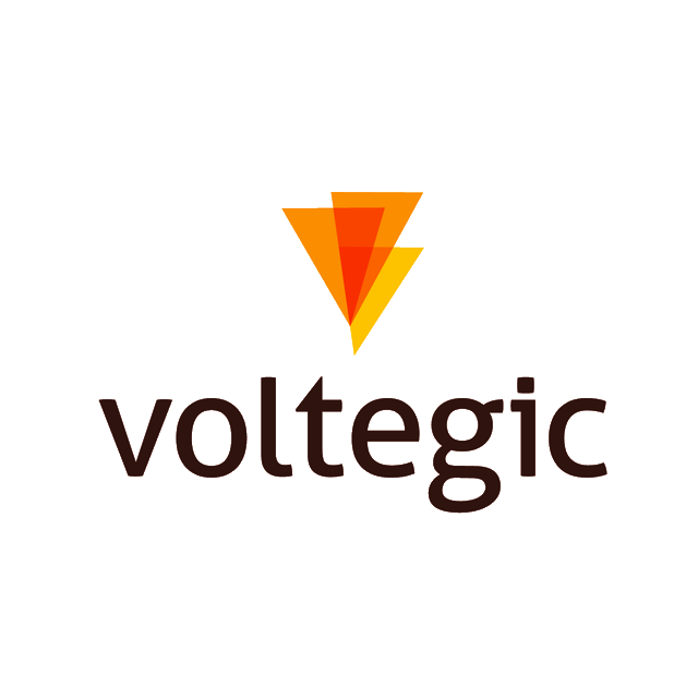 Voltegic.com logo, a brandable .com business name for sale