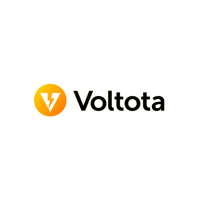 Voltota.com logo, a brandable .com business name for sale