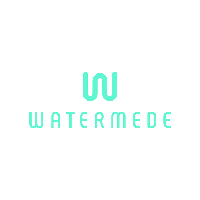 Watermede.com logo, a brandable .com business name for sale