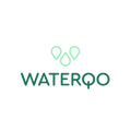 Waterqo.com logo, a brandable .com business name for sale