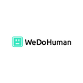 WeDoHuman.com logo, a brandable .com business name for sale