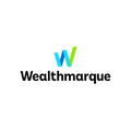 Wealthmarque.com logo, a brandable .com business name for sale