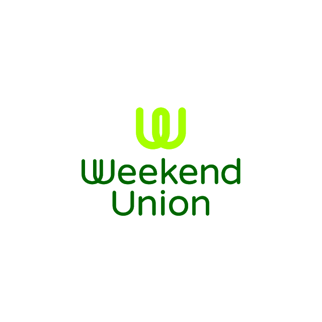 WeekendUnion.com logo, a brandable .com business name for sale
