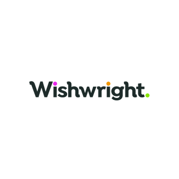 Wishwright.com logo, a brandable .com business name for sale