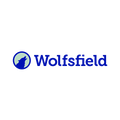 Wolfsfield.com logo, a brandable .com business name for sale