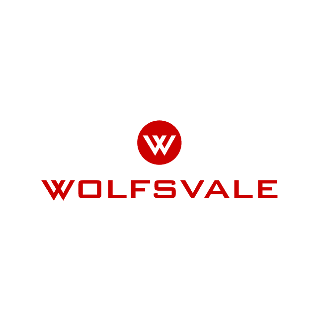 Wolfsvale.com logo, a brandable .com business name for sale