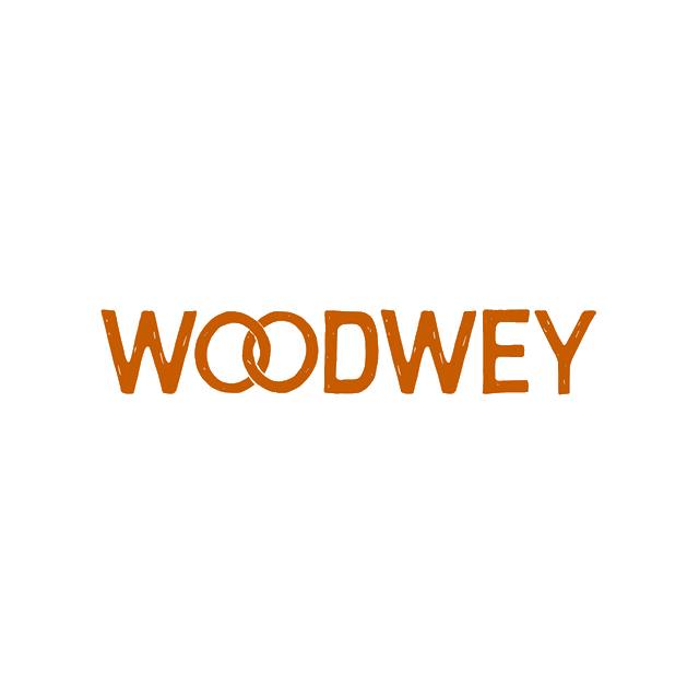 Woodwey.com logo, a brandable .com business name for sale