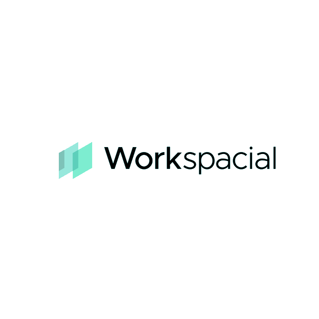 Workspacial.com logo, a brandable .com business name for sale