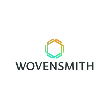 Wovensmith.com logo, a brandable .com business name for sale