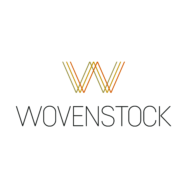 Wovenstock.com logo, a brandable .com business name for sale
