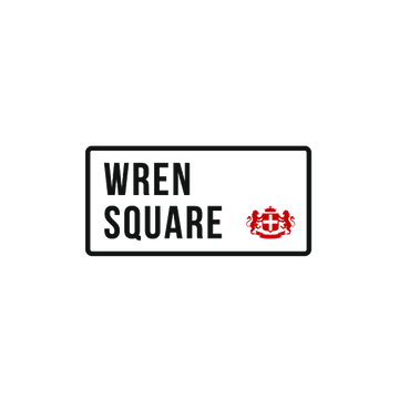 WrenSquare.com logo, a brandable .com business name for sale