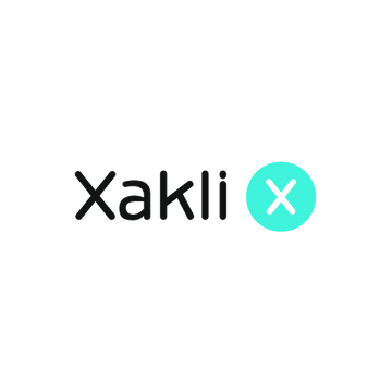 Xakli.com logo, a brandable .com business name for sale