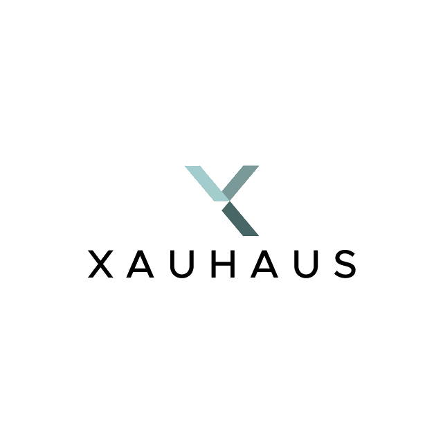 Xauhaus.com logo, a brandable .com business name for sale