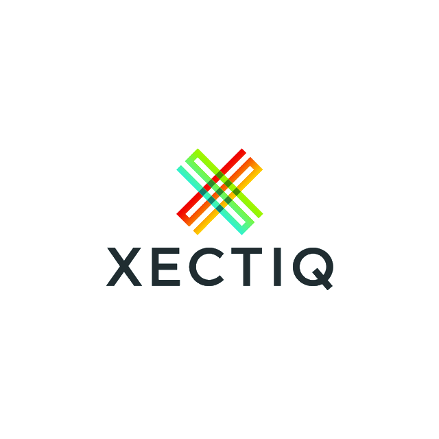 Xectiq.com logo, a brandable .com business name for sale