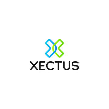 Xectus.com logo, a brandable .com business name for sale