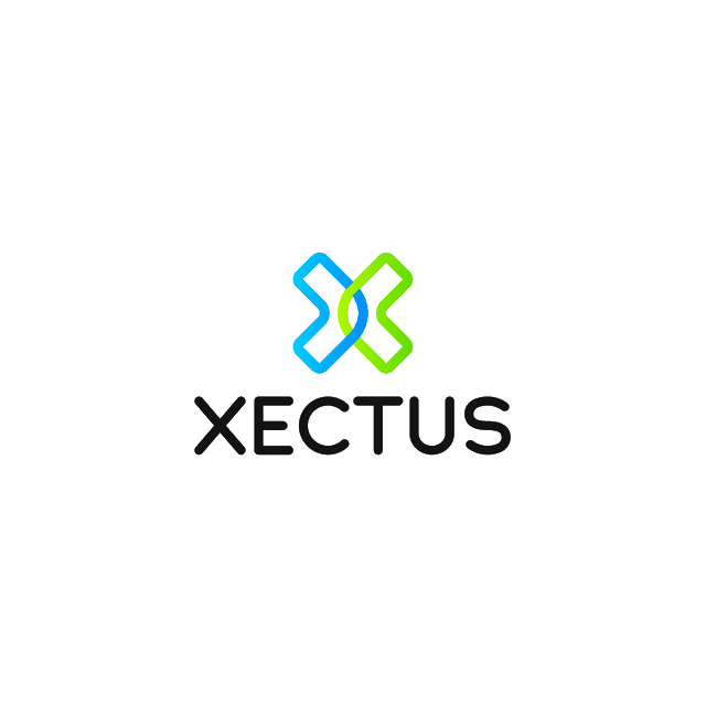 Xectus.com logo, a brandable .com business name for sale