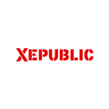 Xepublic.com logo, a brandable .com business name for sale