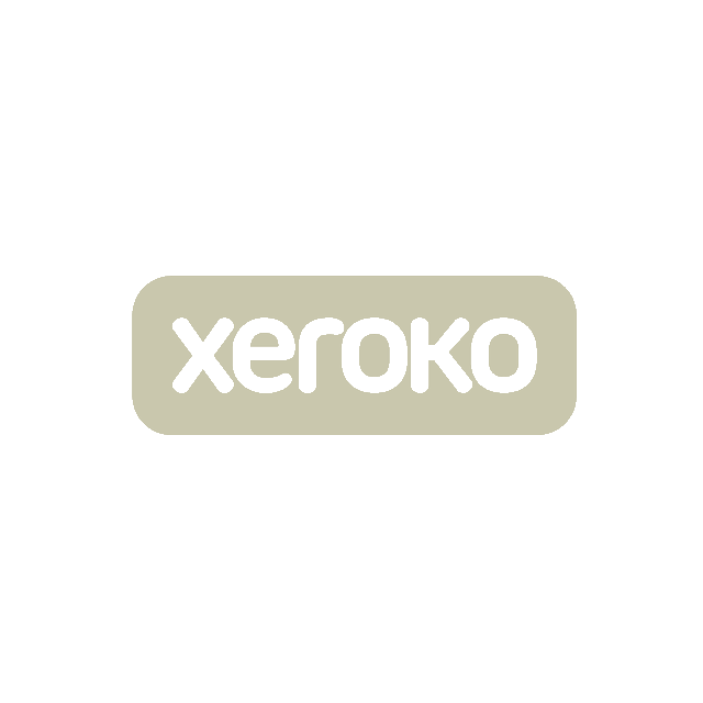 Xeroko.com logo, a brandable .com business name for sale