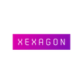 Xexagon.com logo, a brandable .com business name for sale
