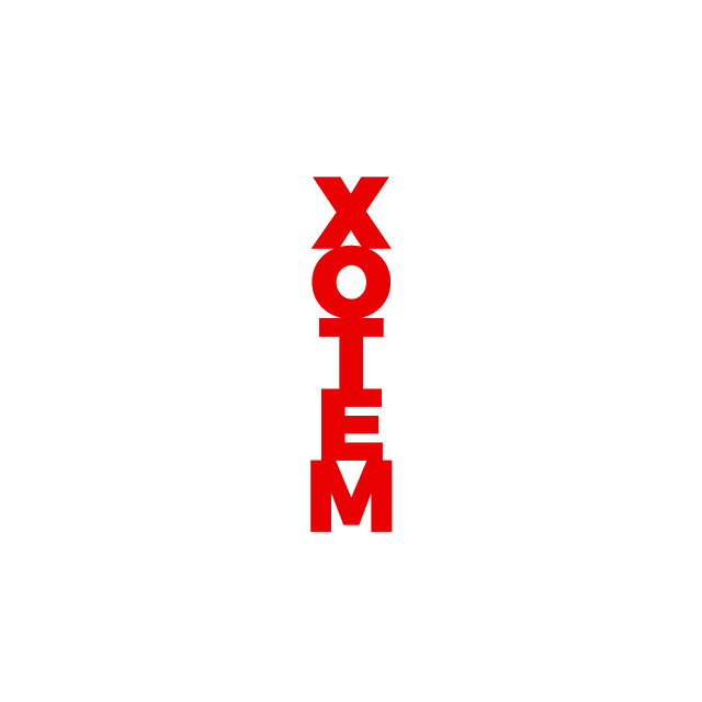 Xotem.com logo, a brandable .com business name for sale