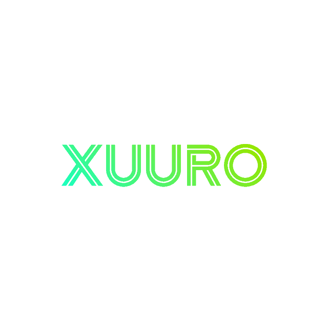 Xuuro.com logo, a brandable .com business name for sale