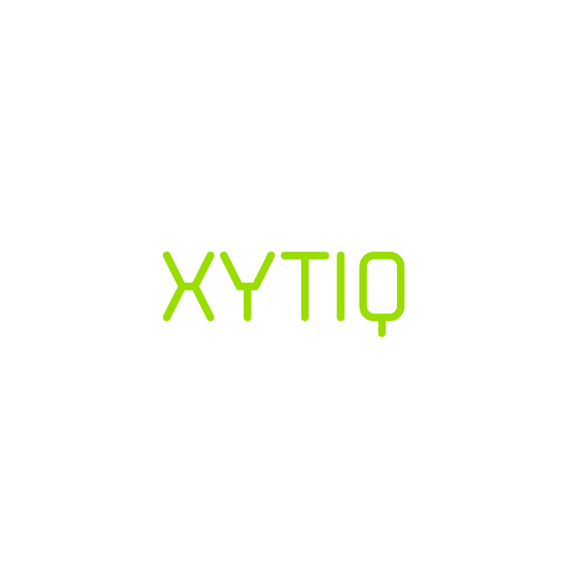 Xytiq.com logo, a brandable .com business name for sale