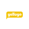 Yelloyo.com logo, a brandable .com business name for sale