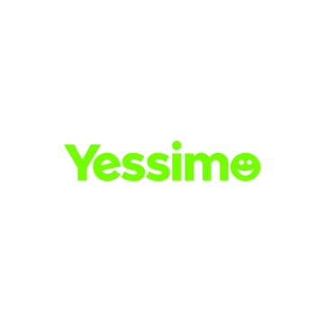 Yessimo.com logo, a brandable .com business name for sale