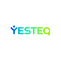 Yesteq.com logo, a brandable .com business name for sale