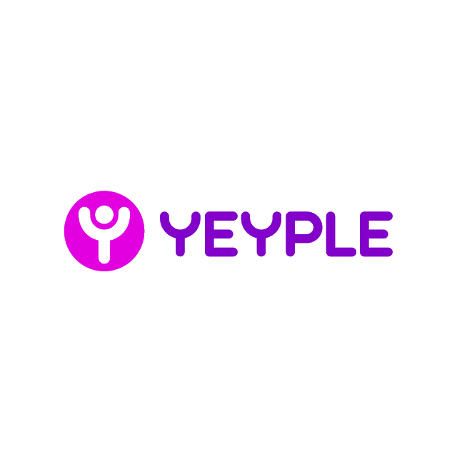 Yeyple.com logo, a brandable .com business name for sale