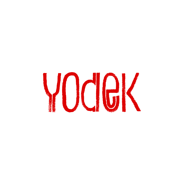 Yodek.com logo, a brandable .com business name for sale