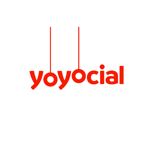 Yoyocial.com logo, a brandable .com business name for sale