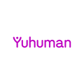 Yuhuman.com logo, a brandable .com business name for sale