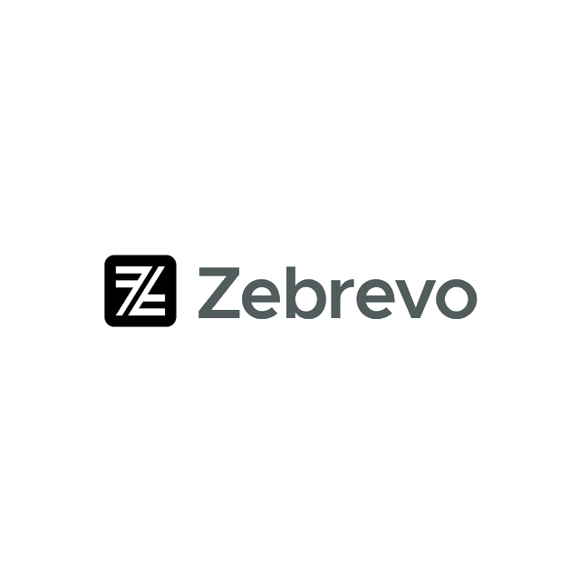 Zebrevo.com logo, a brandable .com business name for sale