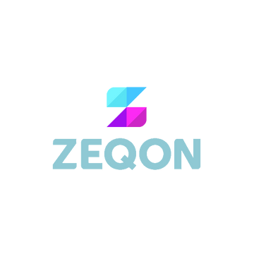 Zeqon.com logo, a brandable .com business name for sale