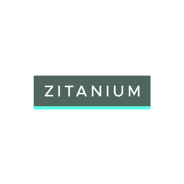 Zitanium.com logo, a brandable .com business name for sale