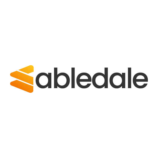 Abledale.com logo, a brandable .com business name for sale