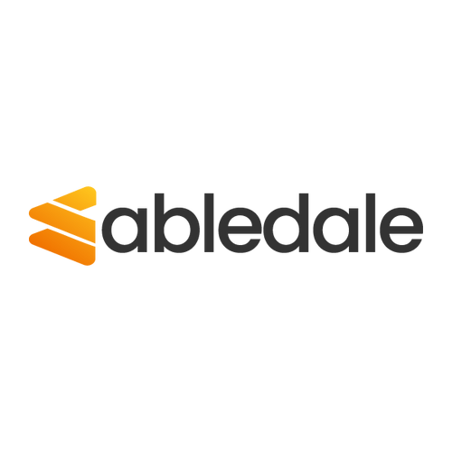 Abledale.com logo, a brandable .com business name for sale